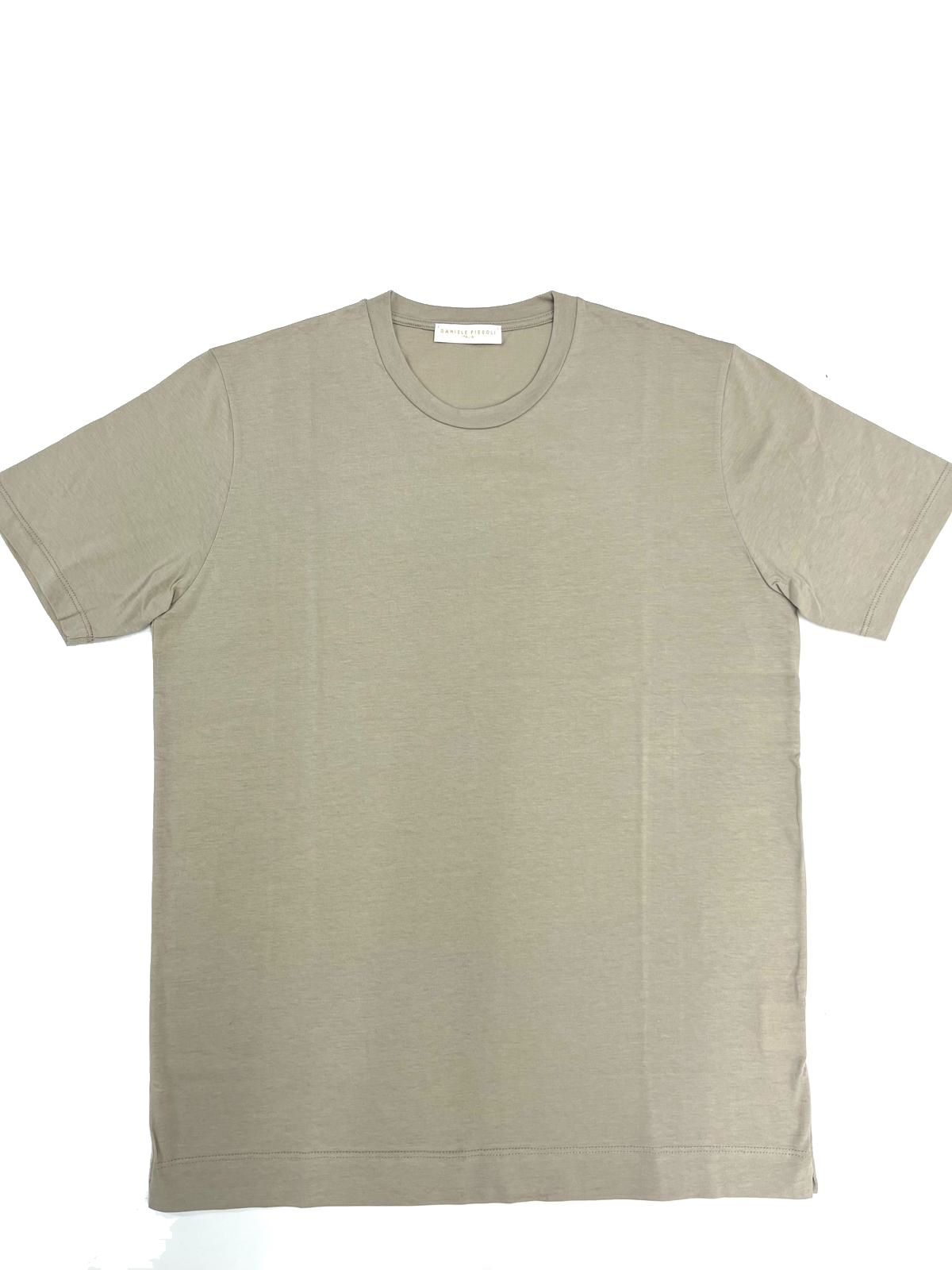 Tシャツ・カットソー Daniele Fiesoli SS25 CLASSIC T-SHIRT (DF0700 0024) BEIGE MIST COTTON T-SHIRT
